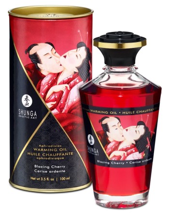 Huile chauffante cerise comestible 100ml