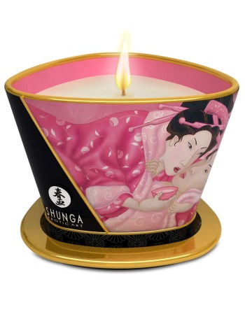 Bougie de massage à la rose 170ml