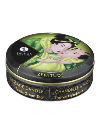 Mini bougie de massage thé vert 30ml