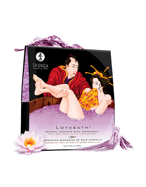 Sels de bain lotus japonais