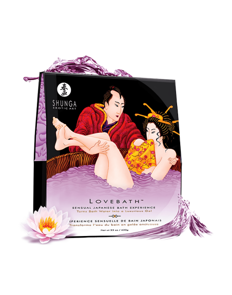 Sels de bain lotus japonais