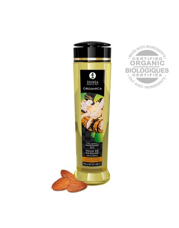 Huile de massage aphrodisiaque bio douceur d'amande 240ml