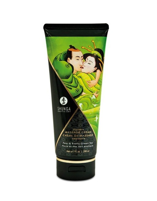 Crème hydratante de massage thé vert poire 200ml 