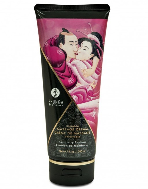 Crème hydratante de massage framboise 200ml