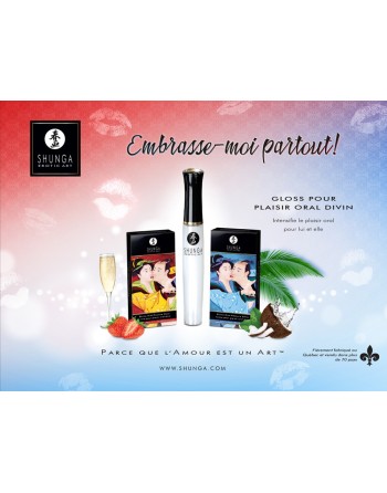 Gloss de plaisir oral fraise vin pétillant 10ml 