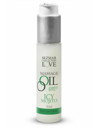 Huile de massage comestible mojito menthe 50ml 