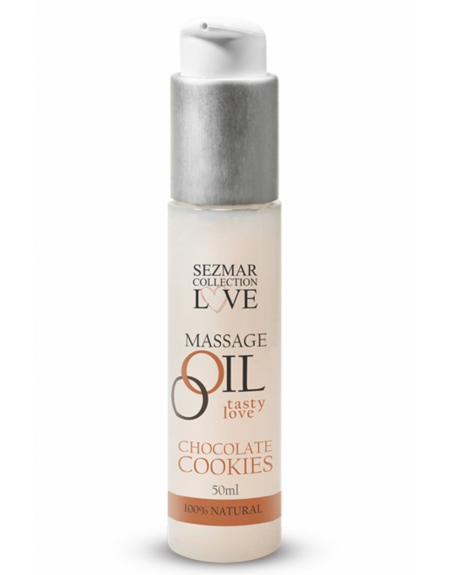 Huile de massage comestible cookie chocolat 50ml 