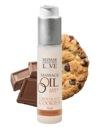 Huile de massage comestible cookie chocolat 50ml 