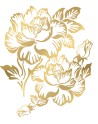 Tatouage éphémère - Effet or  