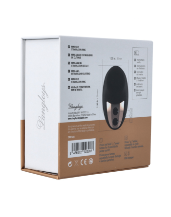 Mini stimulateur clitoridien noir pour doigt rechargeable – LANGLOYS