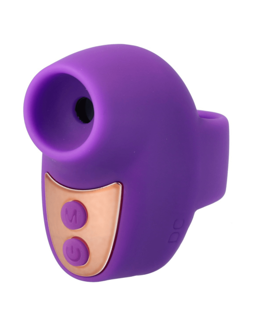 Mini stimulateur clitoridien violet pour doigt rechargeable – LANGLOYS