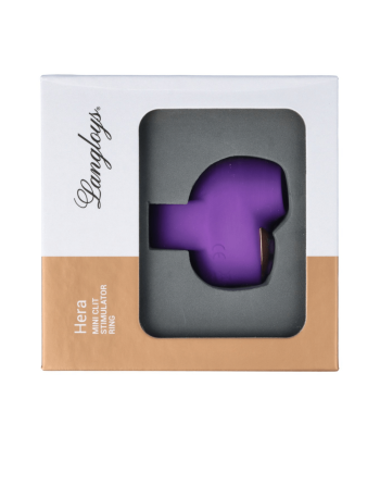 Mini stimulateur clitoridien violet pour doigt rechargeable – LANGLOYS