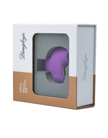 Mini stimulateur clitoridien violet pour doigt rechargeable – LANGLOYS