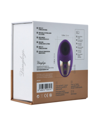 Mini stimulateur clitoridien violet pour doigt rechargeable – LANGLOYS