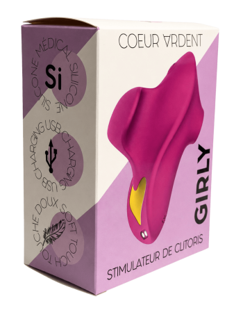 GIRLY – Stimulateur de Clitoris à Ondes de Succion | Coeur Ardent
