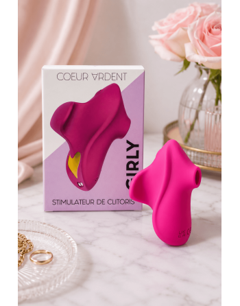 GIRLY – Stimulateur de Clitoris à Ondes de Succion | Coeur Ardent