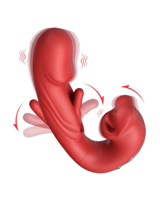 PARADISE — Vibromasseur avec Stimulateur de Clitoris | Coeur Ardent