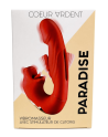 PARADISE — Vibromasseur avec Stimulateur de Clitoris | Coeur Ardent