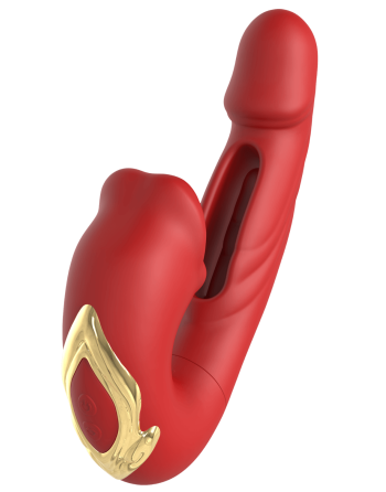 PARADISE — Vibromasseur avec Stimulateur de Clitoris | Coeur Ardent