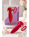 OBSESSION — Pompe Stimulatrice Vulve  Tétons avec Langue Vibrante |Coeur Ardent