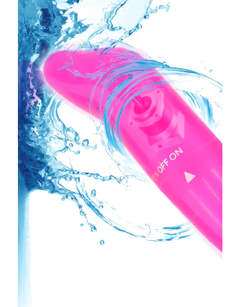 Vibromasseur Tête Incurvée Rose  1 dosette de lubrifiant — Pocket Pleasure
