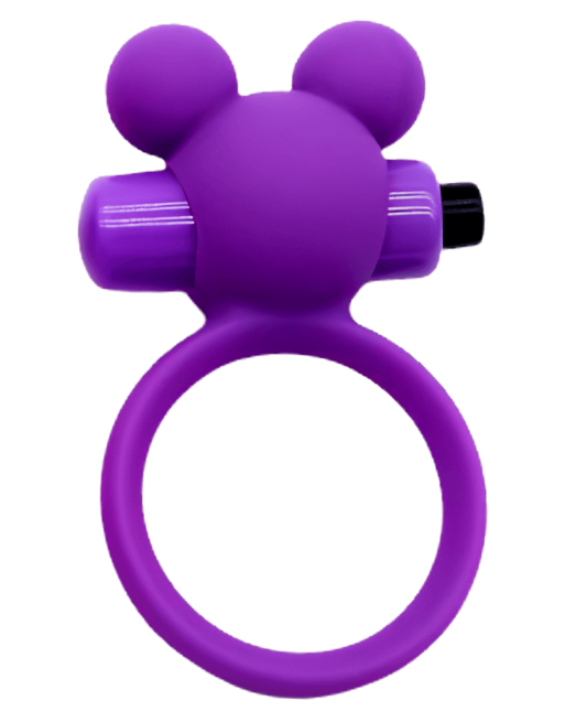 Anneau Vibrant Ourson Violet  1 dosette de lubrifiant — Pocket Pleasure