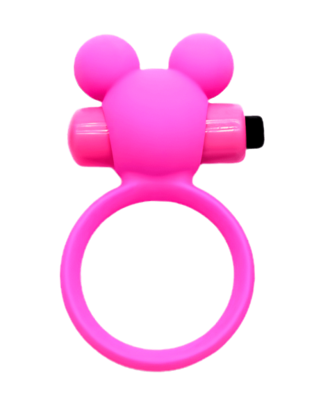 Anneau Vibrant Ourson Rose  1 dosette de lubrifiant — Pocket Pleasure