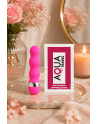 Mini Vibromasseur rose ondulés Pocket Pleasure  1 dosette de lubrifiant