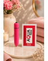Mini Vibromasseur Bullet Rose 10 Vitesses  1 dosette de lubrifiant — Pocket Pleasure
