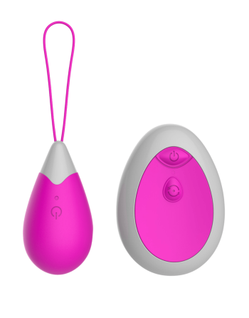 Œuf Vibrant Télécommandé 10 Modes Fuchsia  1 dosette de lubrifiant — Pocket Pleasure