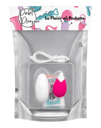 Œuf Vibrant Télécommandé 10 Modes Fuchsia  1 dosette de lubrifiant — Pocket Pleasure