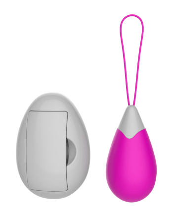 Œuf Vibrant Télécommandé 10 Modes Fuchsia  1 dosette de lubrifiant — Pocket Pleasure