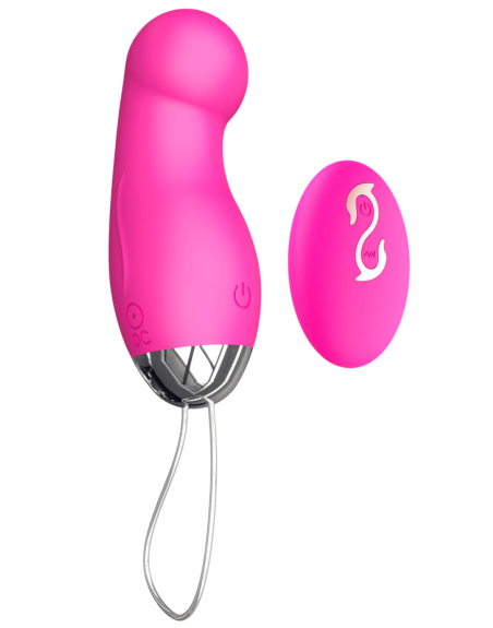 Œuf Vibrant Télécommandé 10 Modes Rose  1 dosette de lubrifiant — Pocket Pleasure