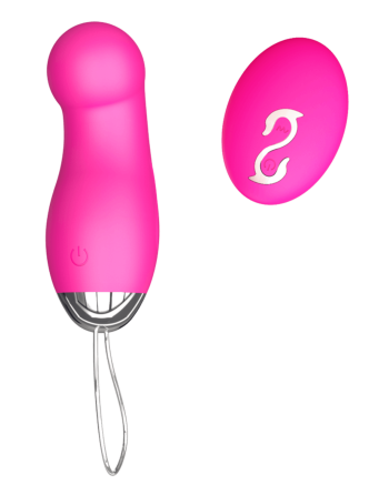 Œuf Vibrant Télécommandé 10 Modes Rose  1 dosette de lubrifiant — Pocket Pleasure