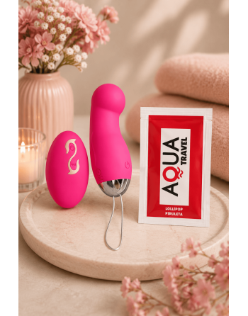 Œuf Vibrant Télécommandé 10 Modes Rose  1 dosette de lubrifiant — Pocket Pleasure