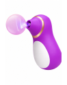 Stimulateur Clitoridien Pingouin à Langue Fuchsia  1 dosette de lubrifiant — Pocket Pleasure
