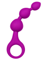 Chapelet Anal 3 Boules Fuchsia Silicone  1 dosette de lubrifiant — Pocket Pleasure