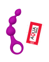 Chapelet Anal 3 Boules Fuchsia Silicone  1 dosette de lubrifiant — Pocket Pleasure