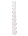 Chapelet Anal en Verre Transparent  1 dosette de lubrifiant — Pocket Pleasure