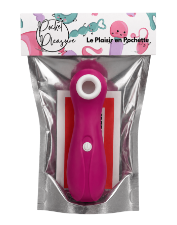 Stimulateur Clitoridien à Succion Rose  1 dosette lubrifiant — Pocket Pleasure