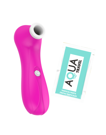Stimulateur Clitoridien à Succion Rose  1 dosette lubrifiant — Pocket Pleasure
