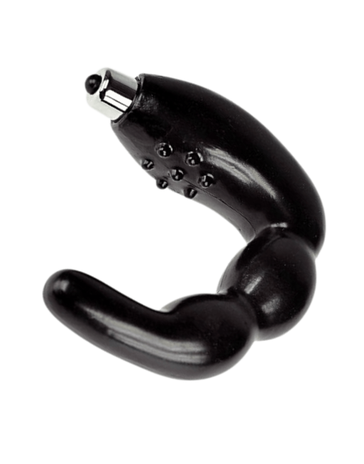 Stimulateur de Prostate Vibrant Noir  1 dosette lubrifiant — Pocket Pleasure