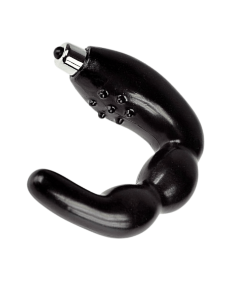 Stimulateur de Prostate Vibrant Noir  1 dosette lubrifiant — Pocket Pleasure