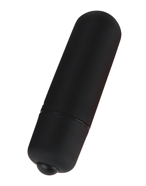 Mini Vibromasseur Bullet Noir  1 dosette lubrifiant — Pocket Pleasure