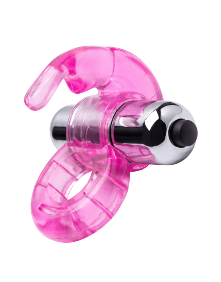 Anneau Vibrant Lapin Rose  1 dosette lubrifiant — Pocket Pleasure