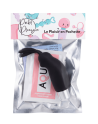 Mini Stimulateur Clitoridien Lapin Noir  1 dosette lubrifiant — Pocket Pleasure