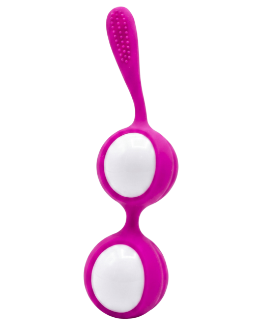 Boules de Geisha Fuchsia Silicone  1 dosette lubrifiant — Pocket Pleasure