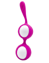 Boules de Geisha Fuchsia Silicone  1 dosette lubrifiant — Pocket Pleasure