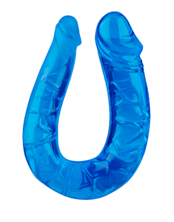 Double Dong Flexible Bleu Pocket Pleasure  1 dosette de lubrifiant