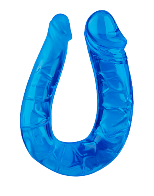 Double Dong Flexible Bleu Pocket Pleasure  1 dosette de lubrifiant